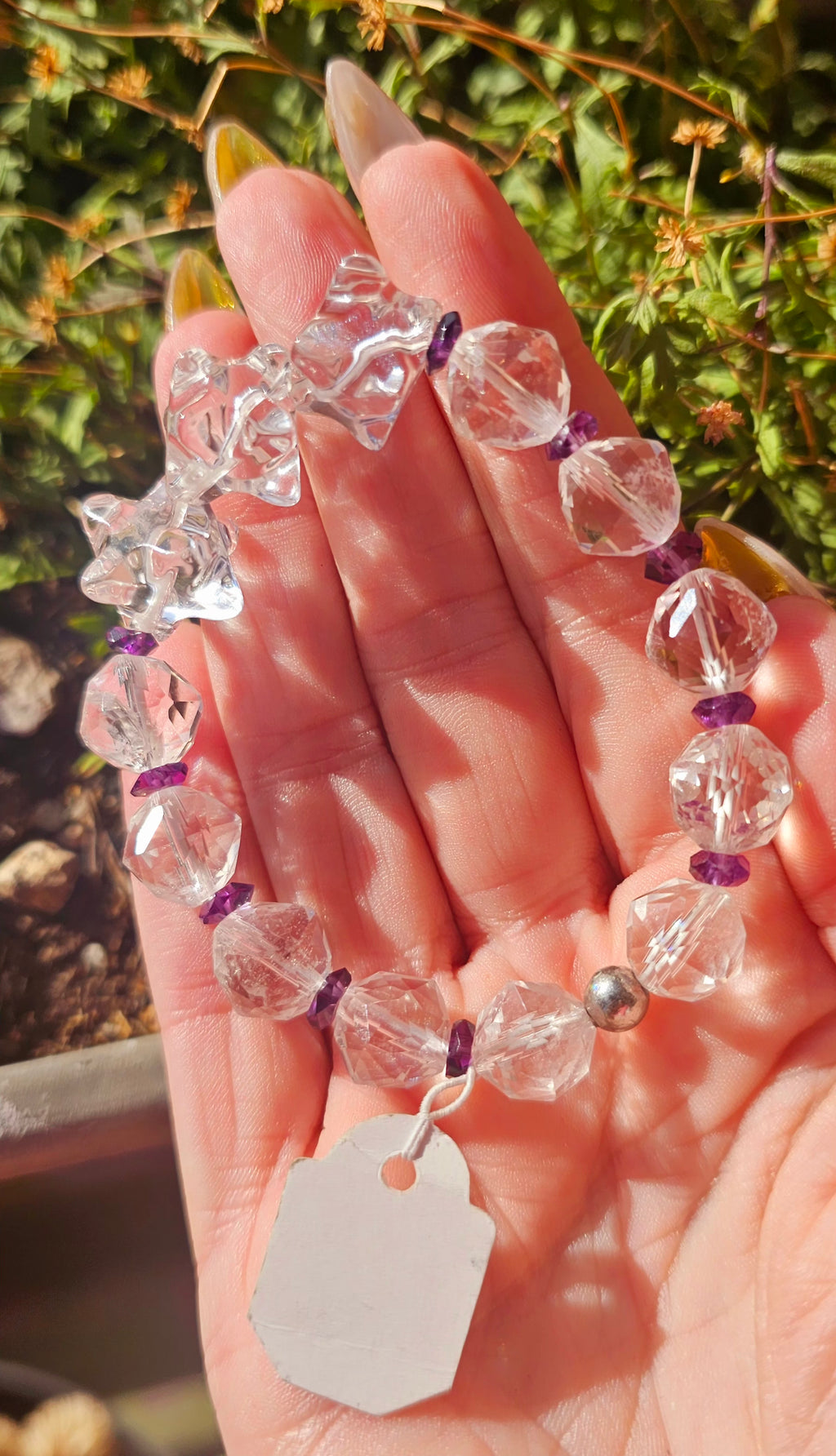 ⚡ Pulsera Merkaba - Geometría Sagrada & Cuarzo Cristal 🔯✨