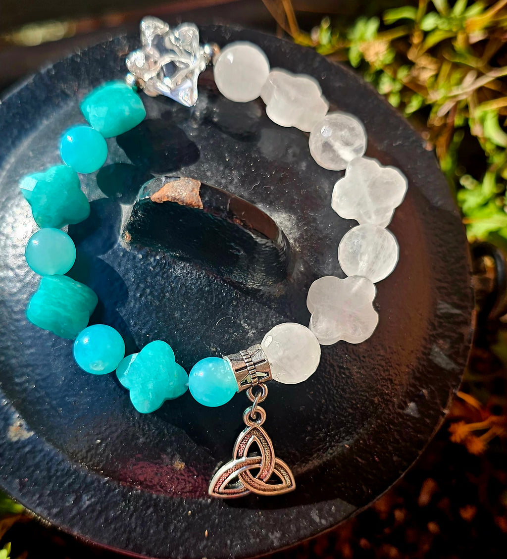 ⚔️ Pulsera Triple Protección - Armadura de la Bruja Guerrera 🔮✨