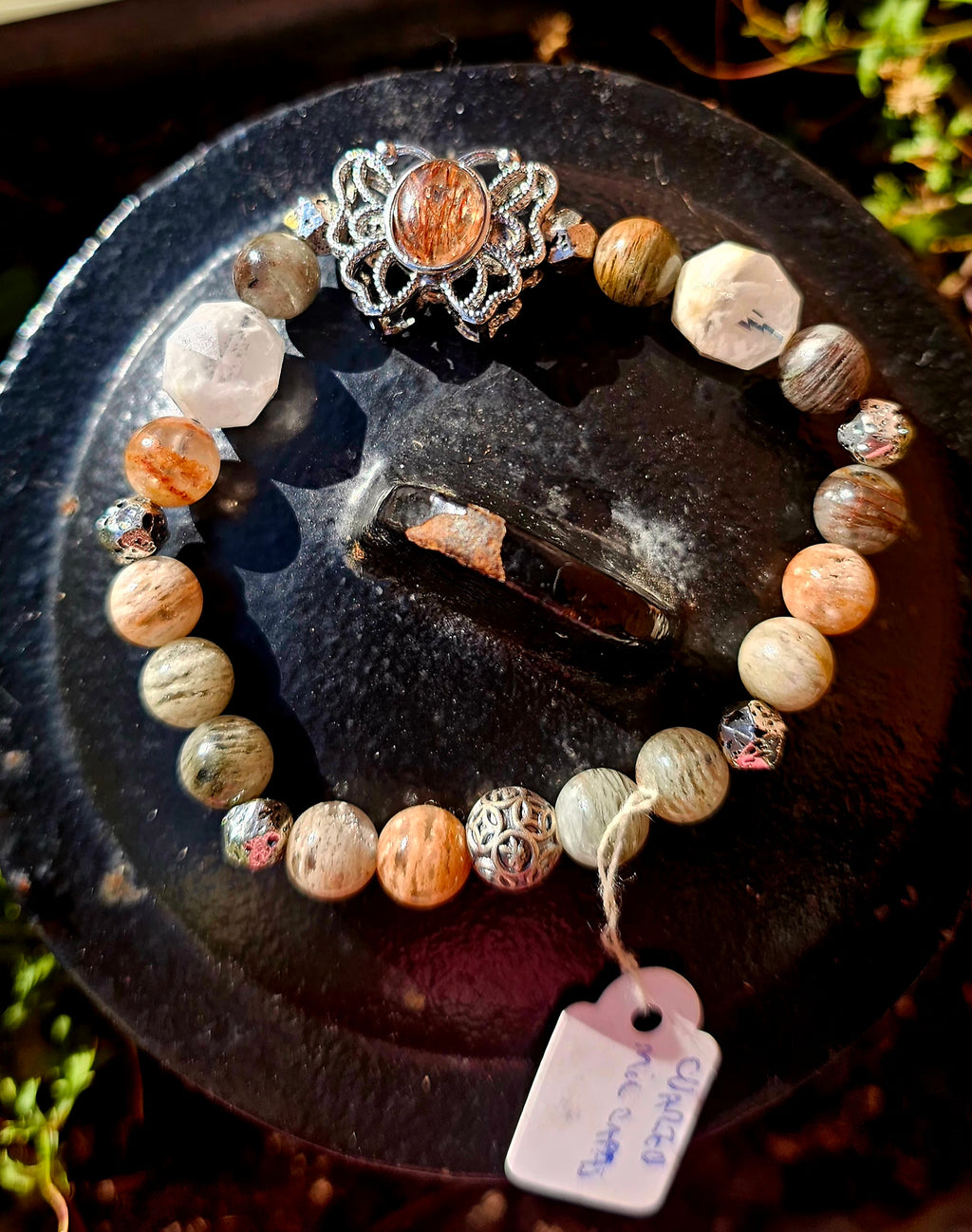 🦋 Pulsera Cuarzo - Mariposa de Transformación Mística ✨❄️