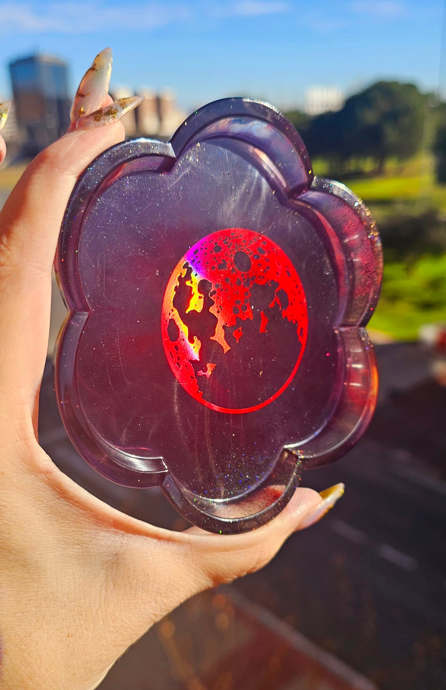 🌙 Bandeja Lunar Creciente - Altar para tus Joyas Sagradas ✨