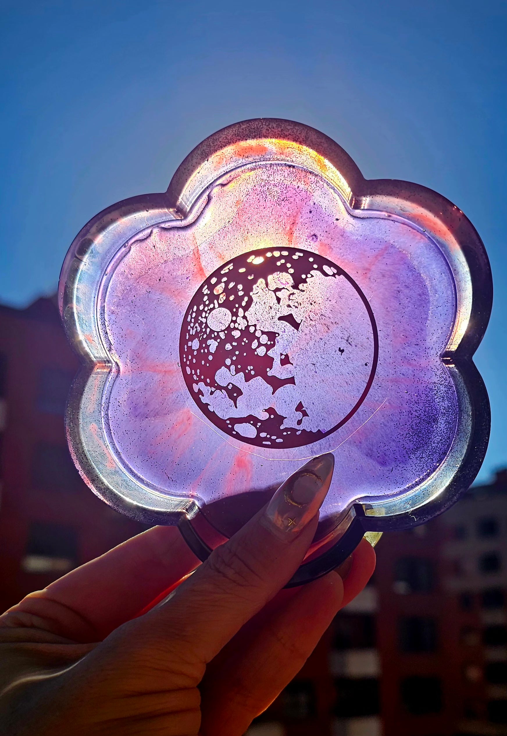 🌙 Bandeja Lunar Creciente - Altar para tus Joyas Sagradas ✨