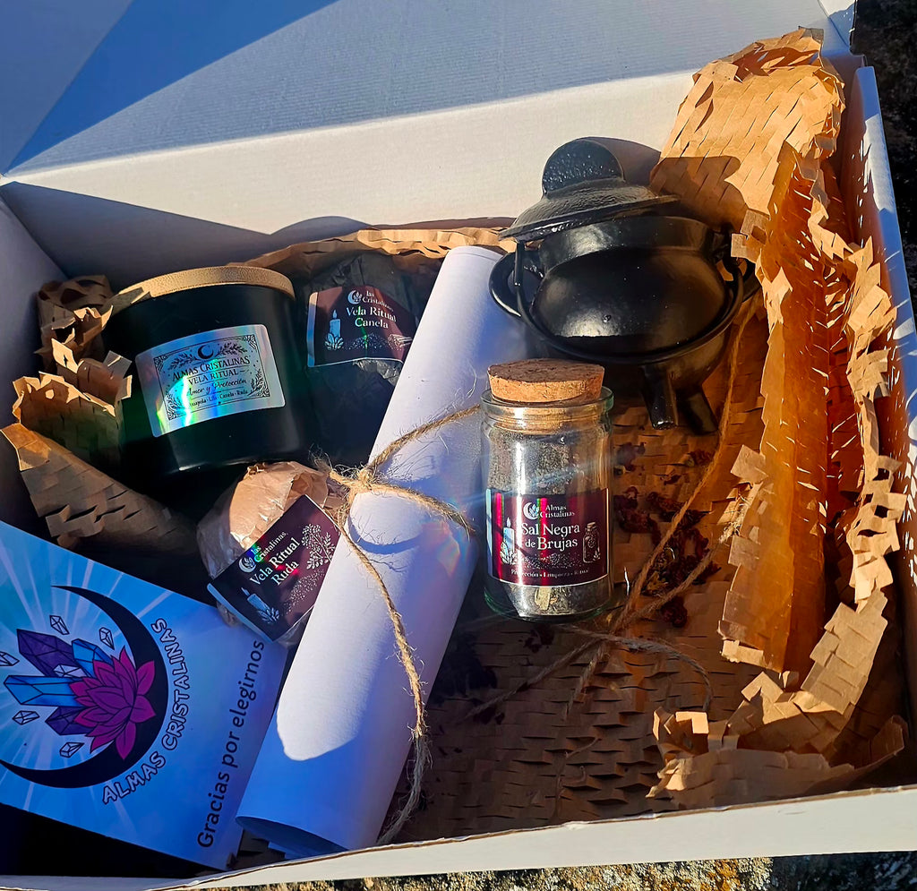 🔮 Kit Ritual del Caldero | Almas Cristalinas — ¡Sé la Brujita que Siempre Quisiste Ser!