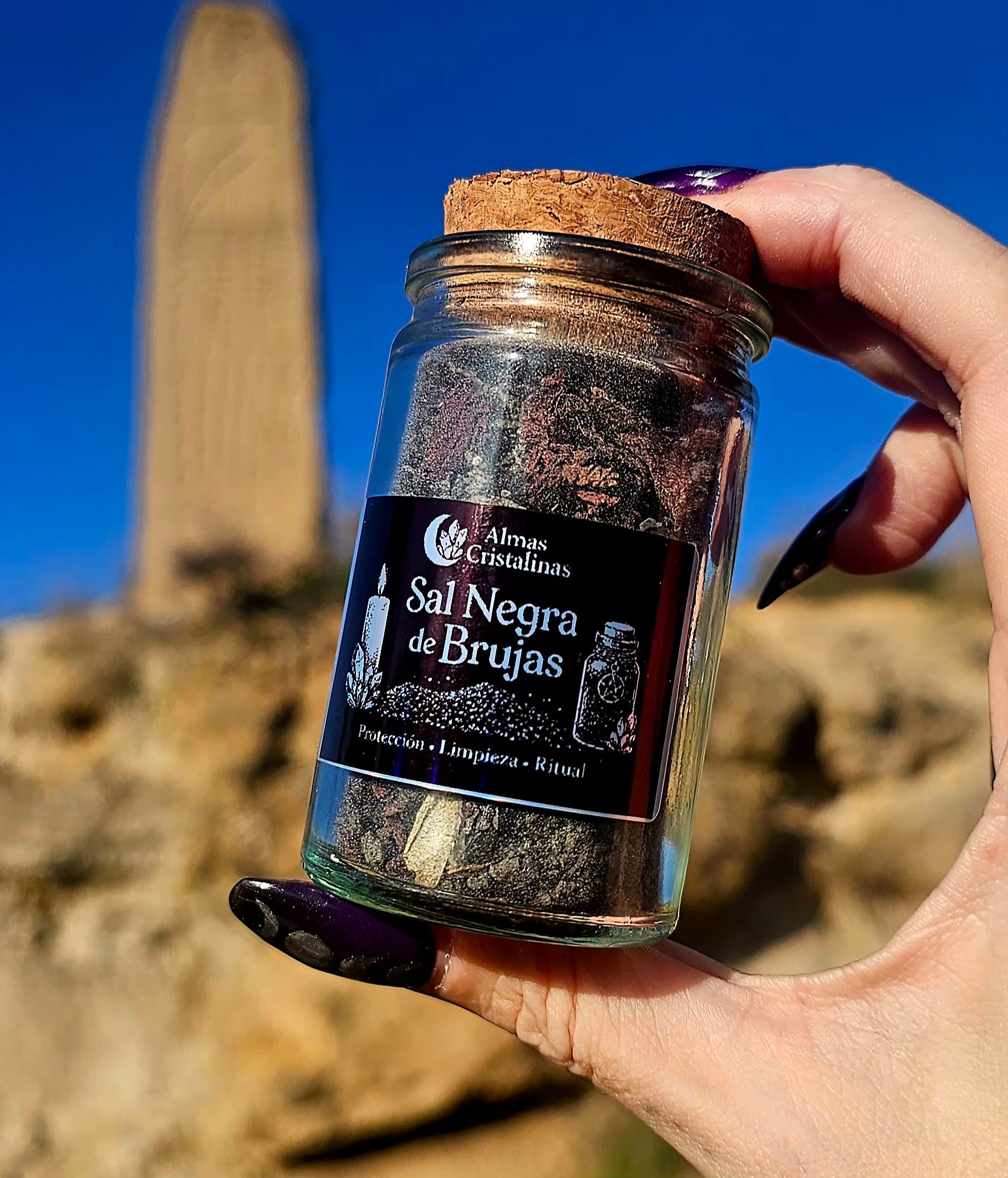 🖤 Sal Negra de Brujas | Receta Ancestral Artesanal