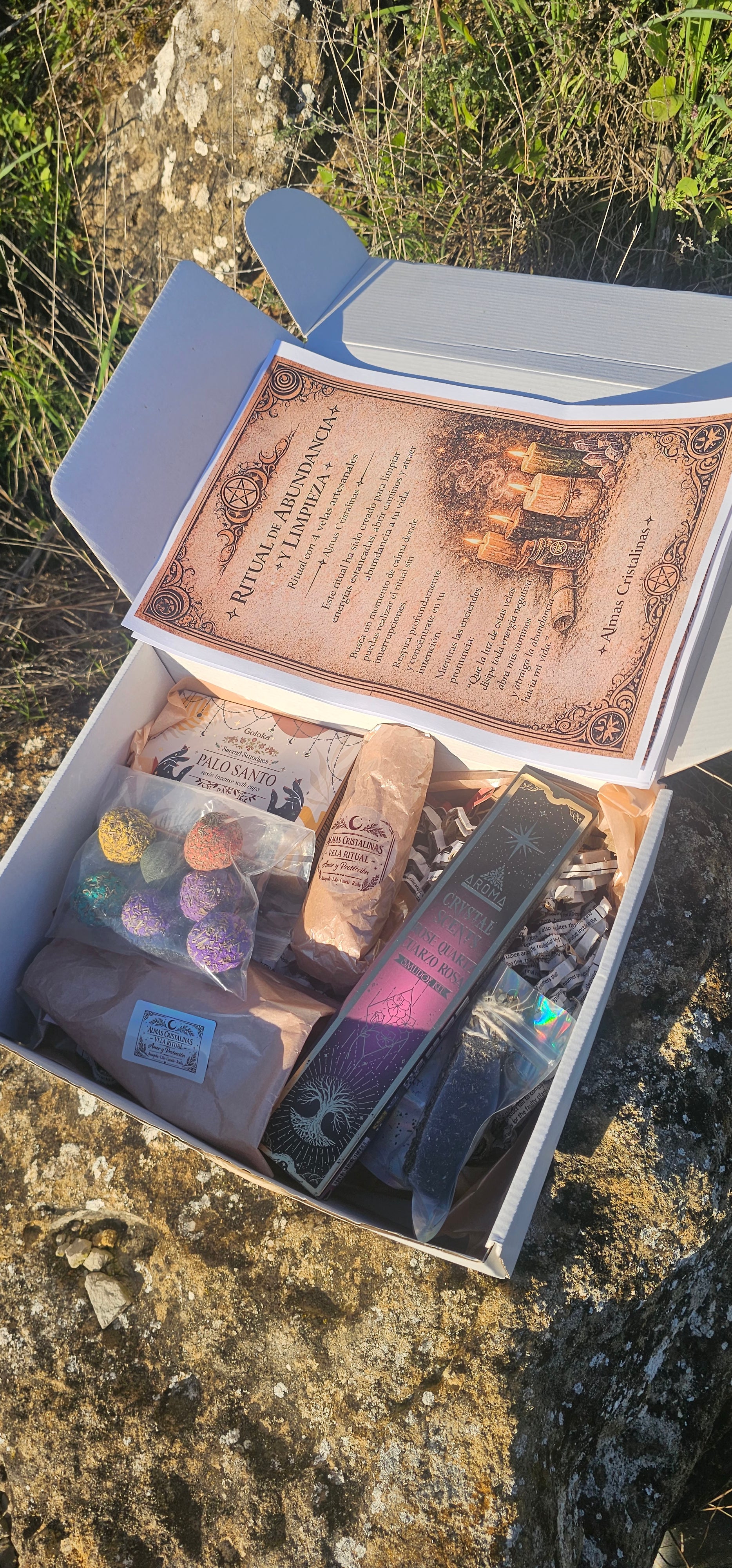 📦✨ Caja Almas Cristalinas Ritual | Kit Completo de Magia y Amor
