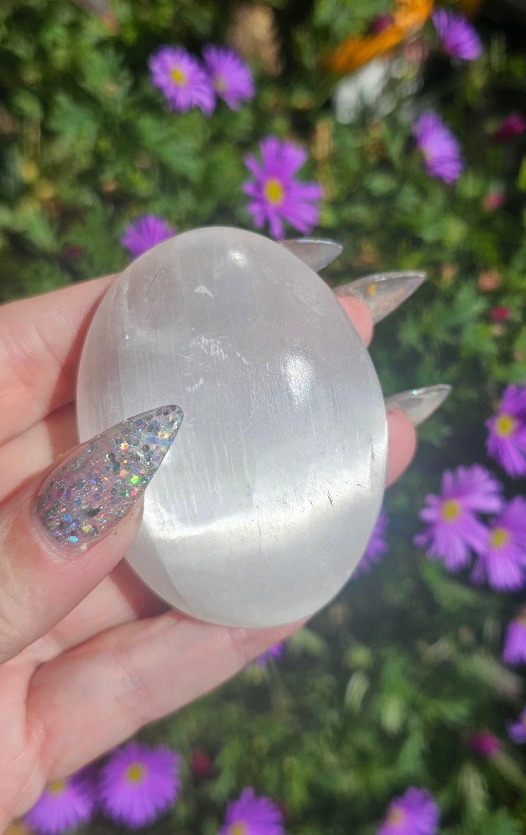 🪨 Selenita Forma Jabón Premium | Luz Lunar para tus Manos