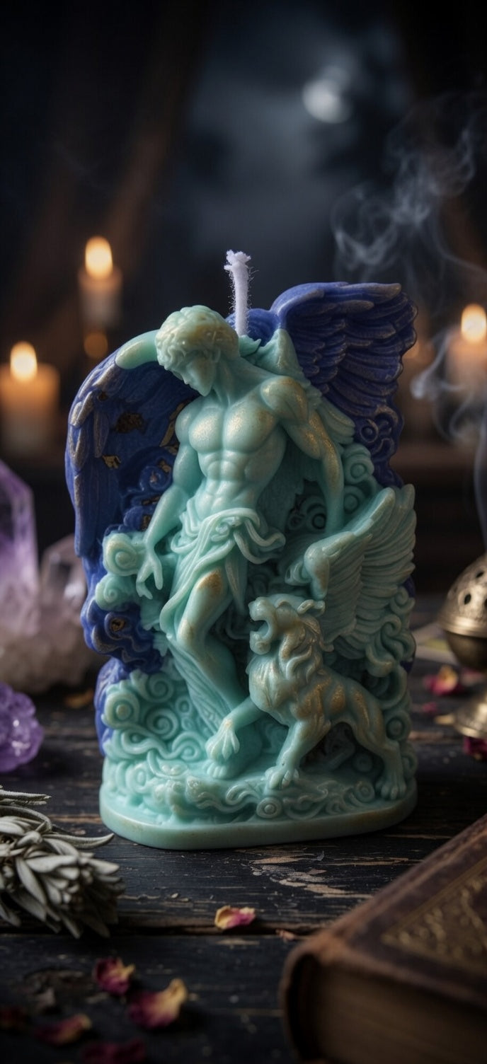 🕊️✨ ARCÁNGEL ARRASTRA TODO — Vela Ritual de Flujo Energético