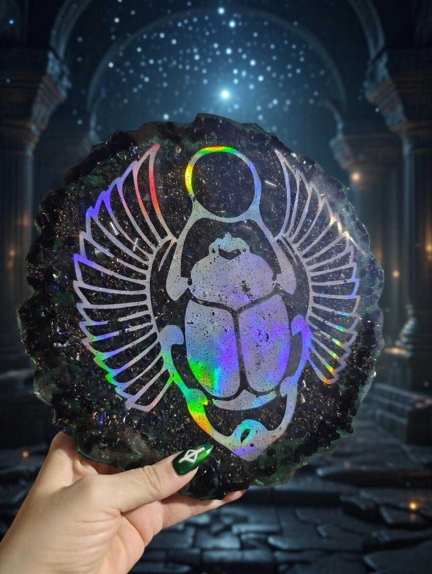 orgonitas piramides brujas cristales artesania minerales pirita cuarzos