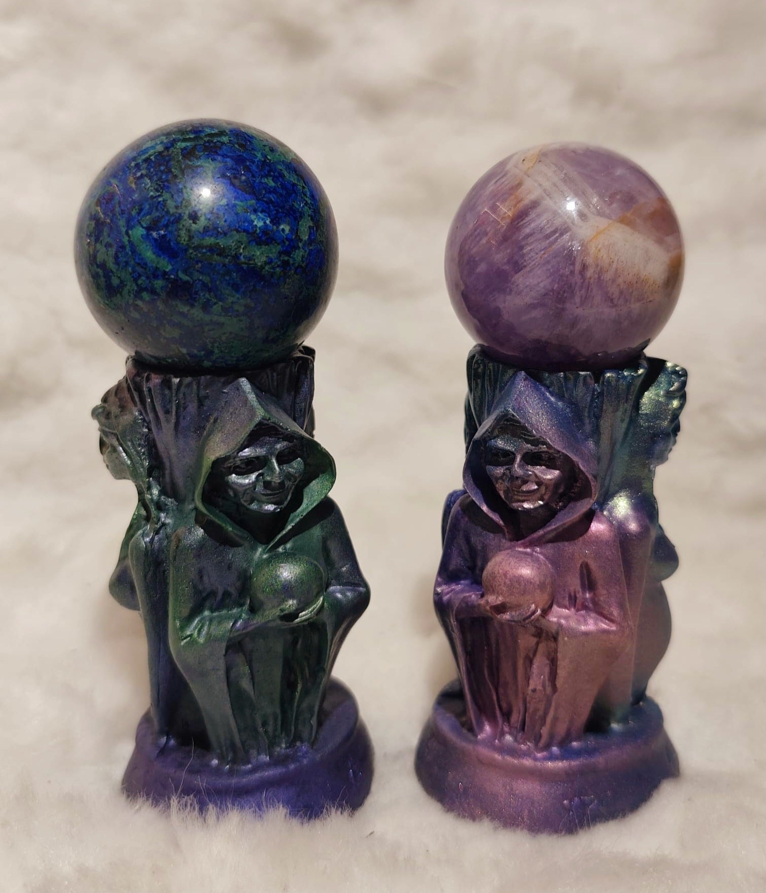 orgonitas piramides brujas cristales artesania minerales pirita cuarzos