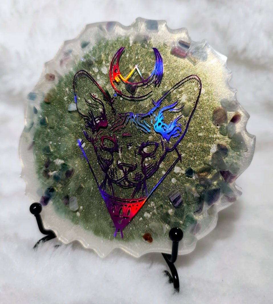 orgonitas piramides brujas cristales artesania minerales pirita cuarzos