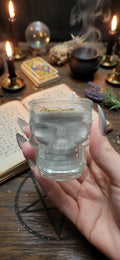 🕯️💀 Vela Cráneo de Cristal – Hechizo Antiguo
