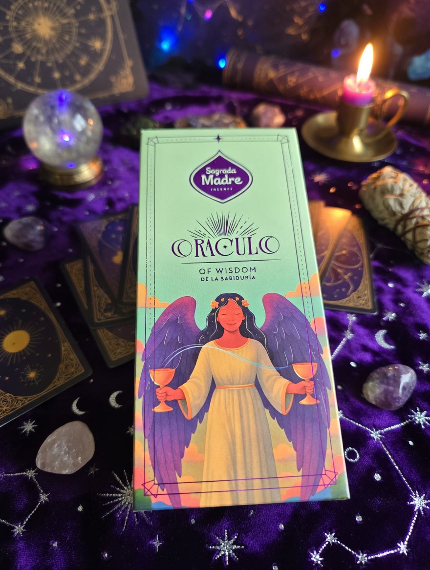 🔮✨ Oráculo de la Sabiduría – Caja de Sahumerios Sagrada Madre 🌿🕉️