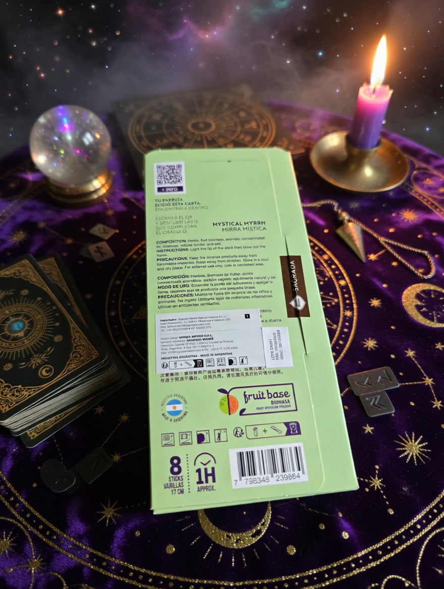 🔮✨ Oráculo de la Sabiduría – Caja de Sahumerios Sagrada Madre 🌿🕉️
