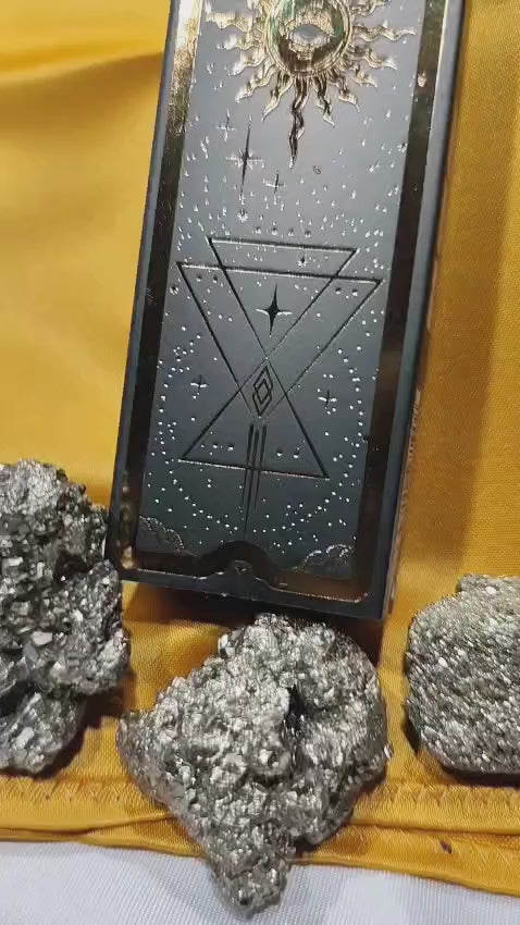 💰 Incienso Pirita Aroma Crystal Scents 🌿 20g (7 Varillas) - Imán Dorado de Abundancia y Manifestación 🔮✨