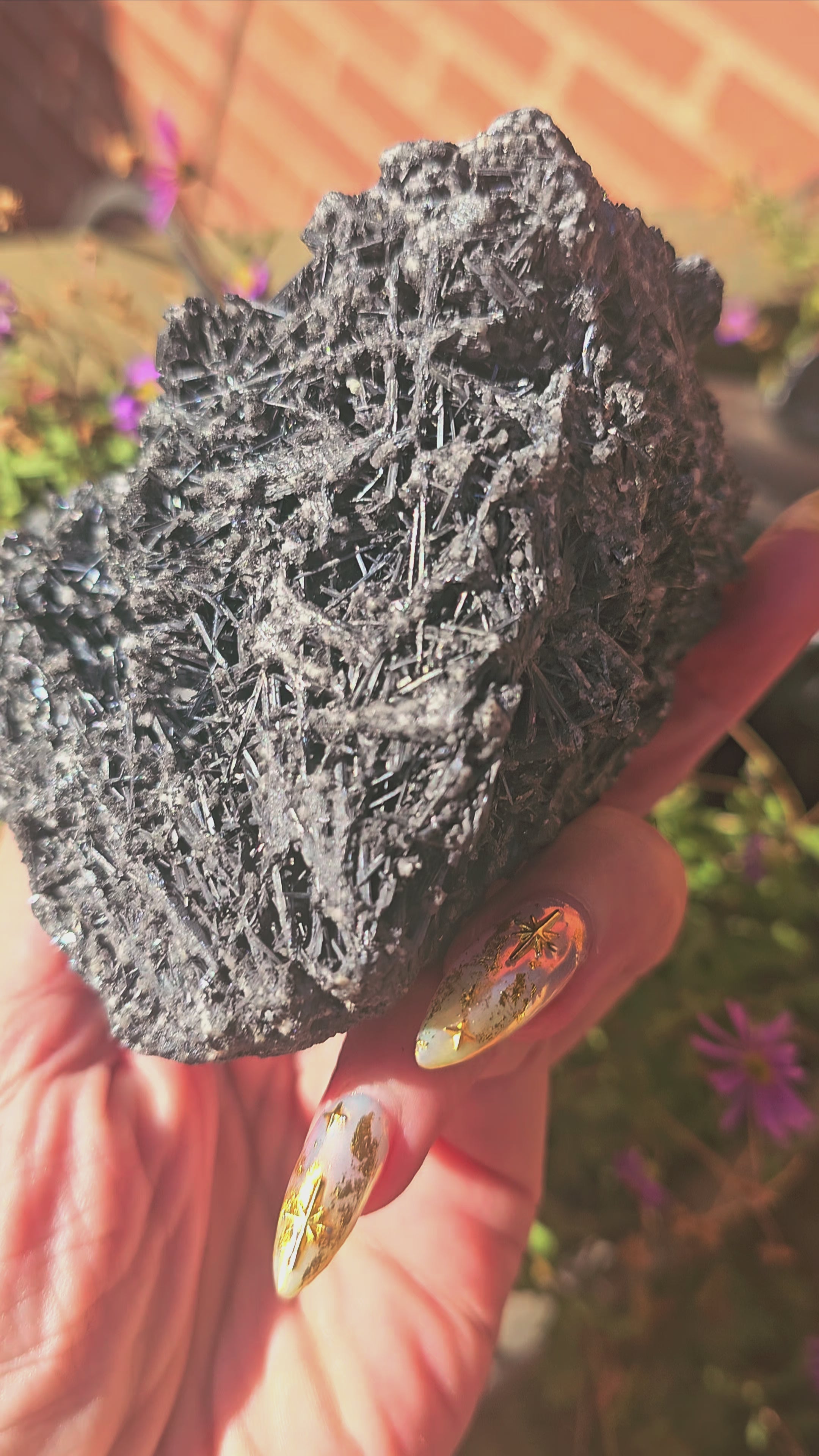 💎 Antimonita Gran Tamaño | Pieza Rara de Brillos Únicos ✨