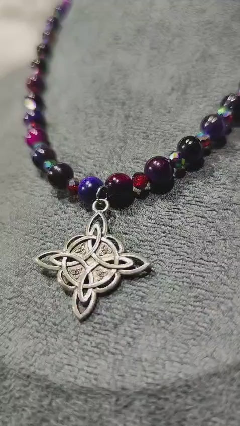 Gargantilla Esotérica Nudo de Bruja - Portal Cósmico