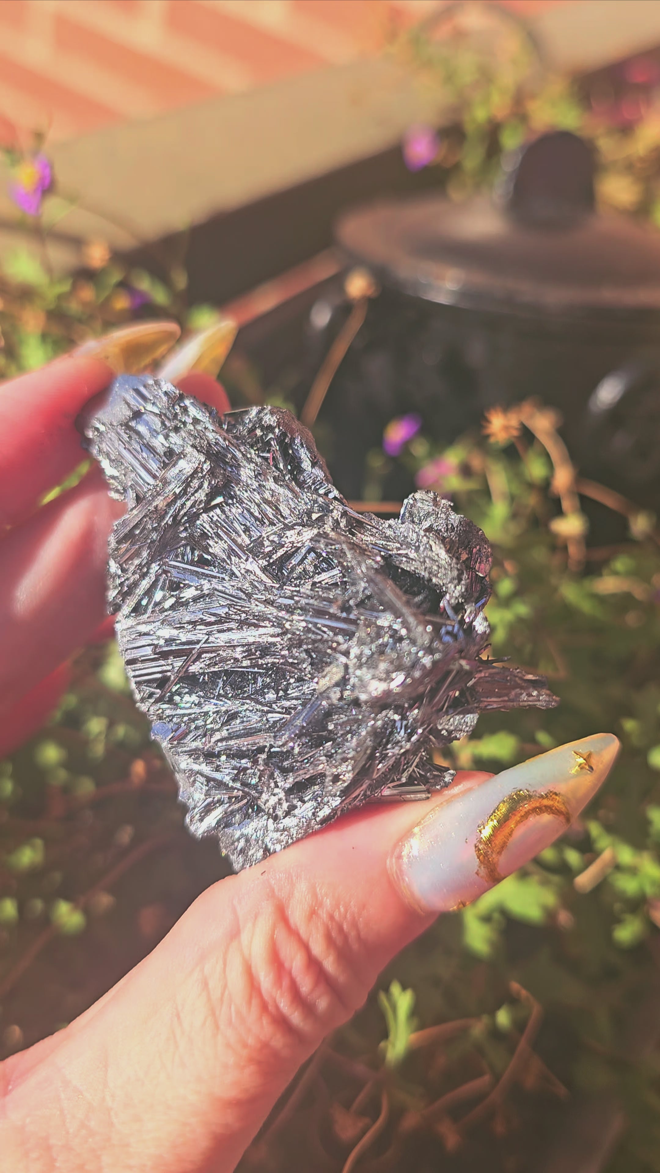 💎 Antimonita Brillo Metálico | Mineral Raro y Difícil de Encontrar ✨