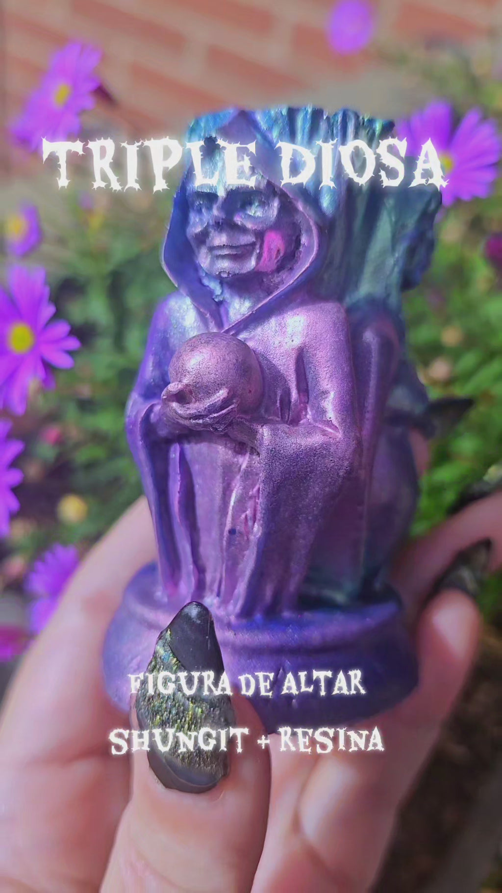 Triple Diosa - Base Esferas Orgonita