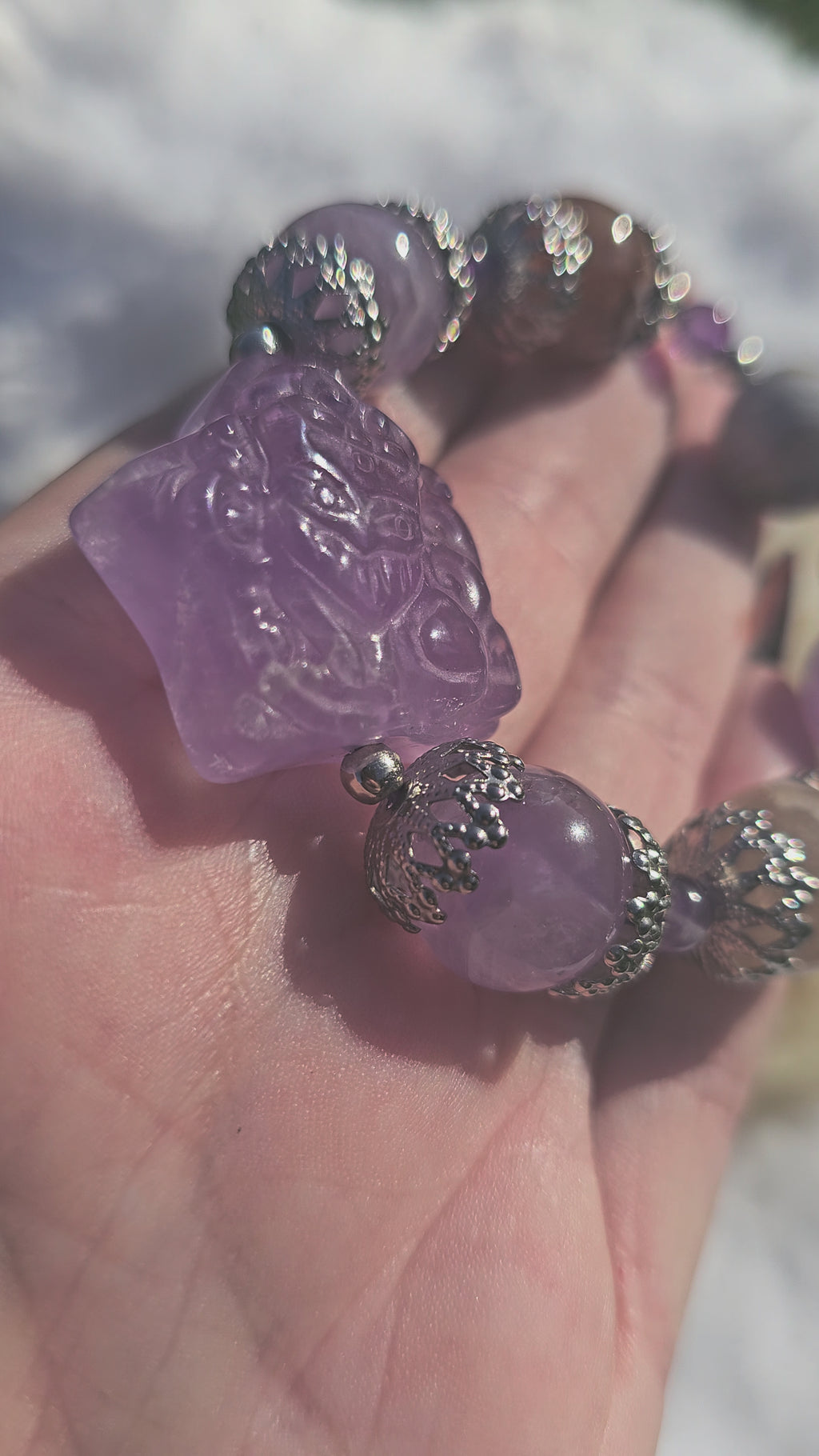 Guardián de Abundancia - Pulsera Pixiu Fluorita